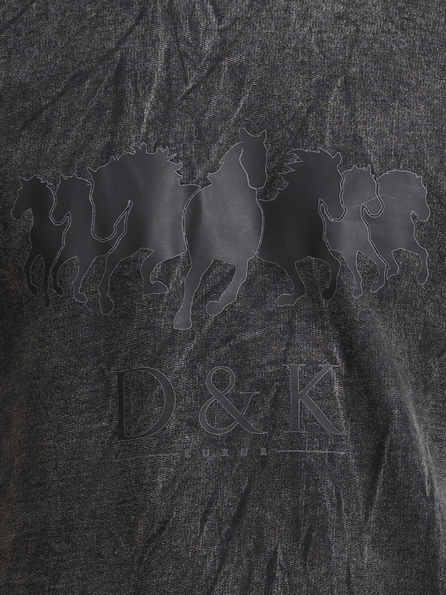 D&K Acid Wash Charcoal T-Shirt – Vintage Edge Meets Modern Comfort - D&K LUXUR