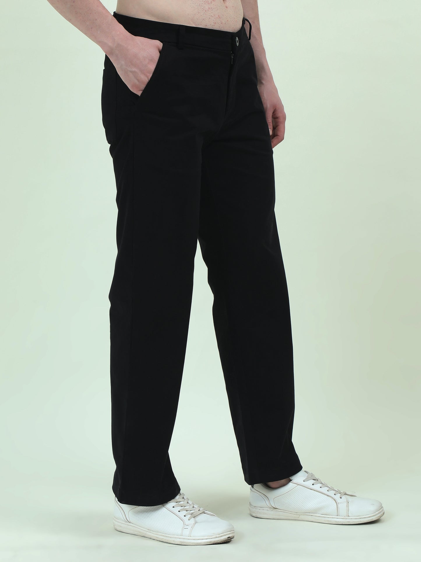 Essential Black Cotton Pants – Timeless, Versatile, Dust-Repellent - D&K LUXUR