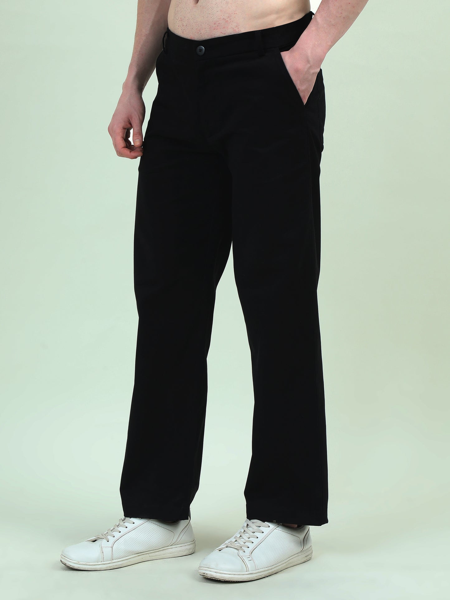 Essential Black Cotton Pants – Timeless, Versatile, Dust-Repellent - D&K LUXUR