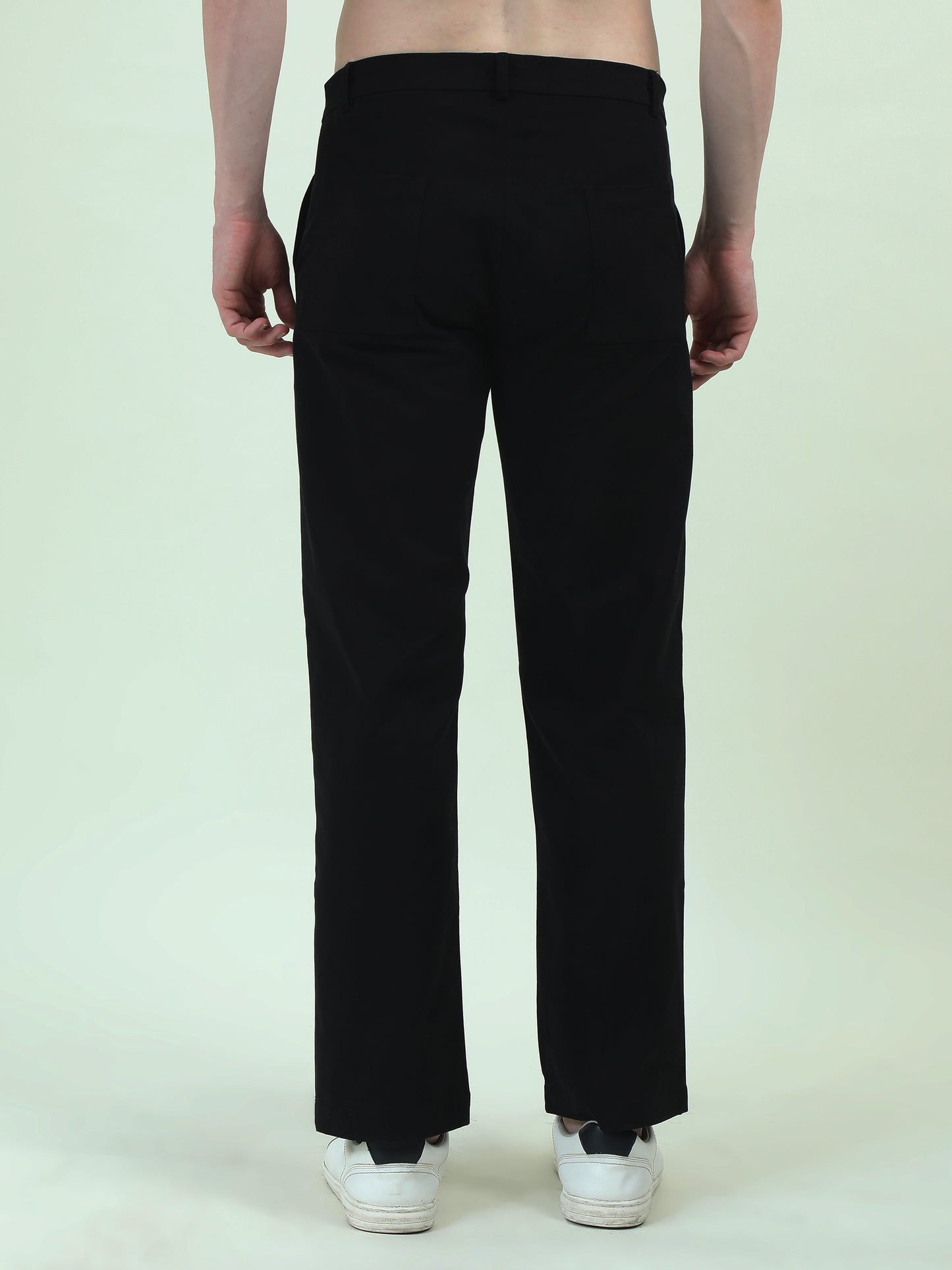 Essential Black Cotton Pants – Timeless, Versatile, Dust-Repellent - D&K LUXUR