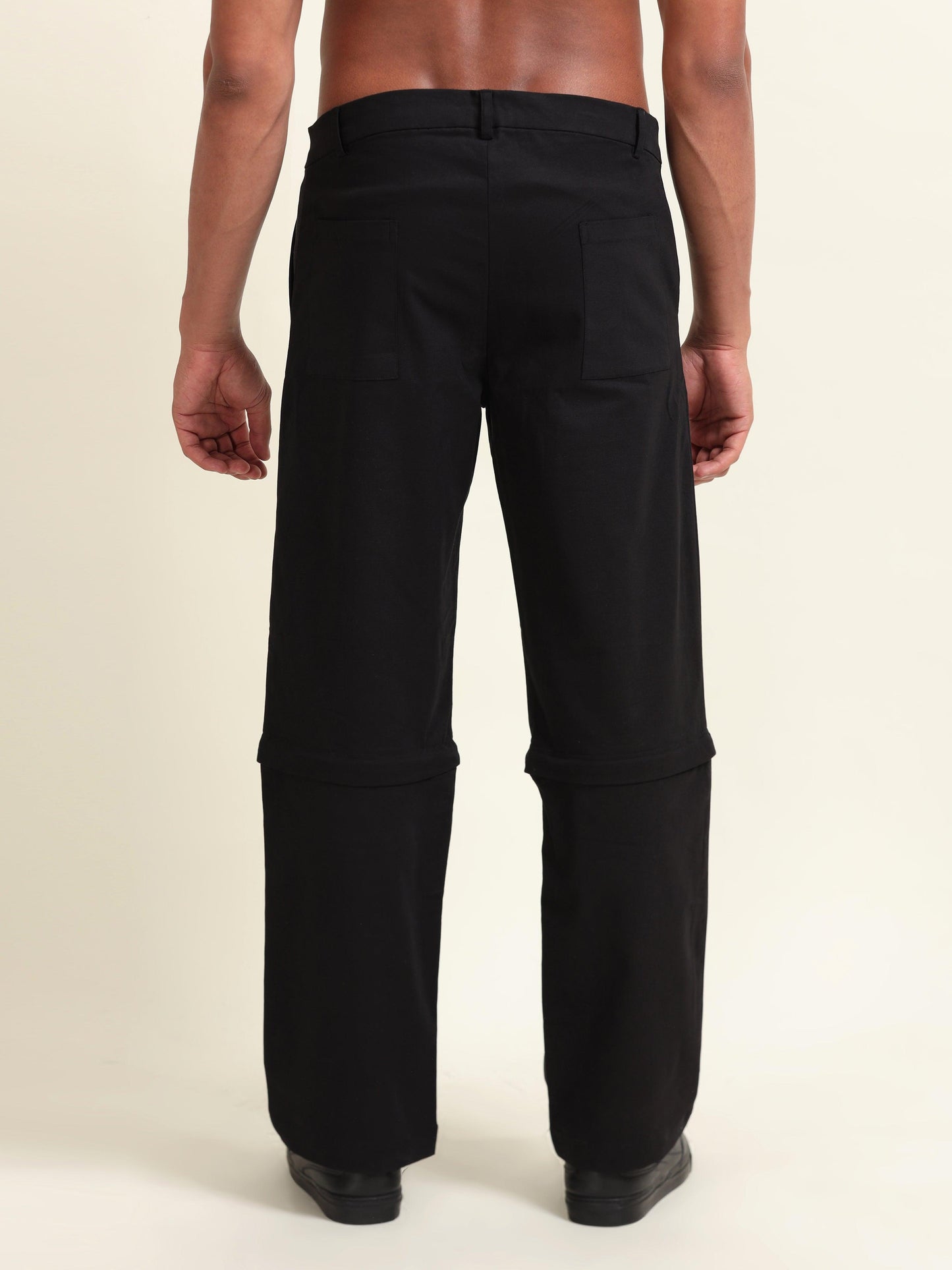 Convertible Pants To Urban Shorts - Black - D&K LUXUR