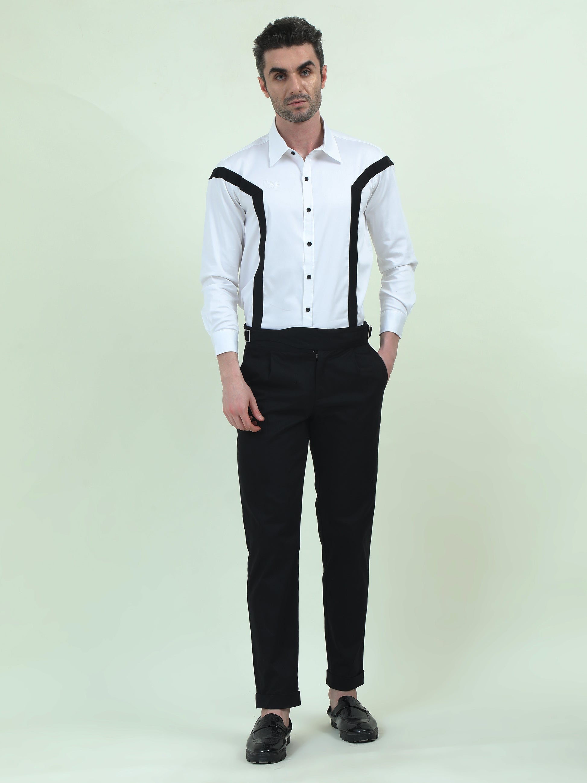 Double Stripes Formal Shirt – Sharp, Elegant & Office-Ready - D&K LUXUR