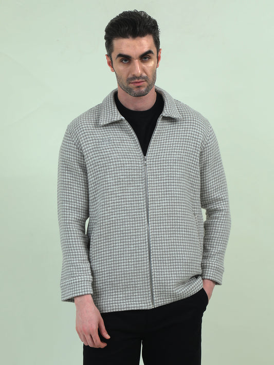 Houndstooth VIP Jacket – Classic Elegance with a Modern Edge - D&K LUXUR