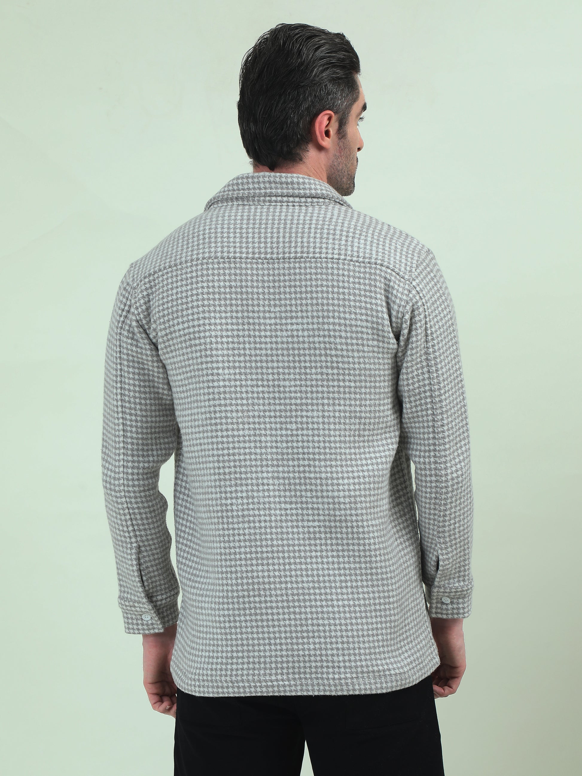 Houndstooth VIP Jacket – Classic Elegance with a Modern Edge - D&K LUXUR