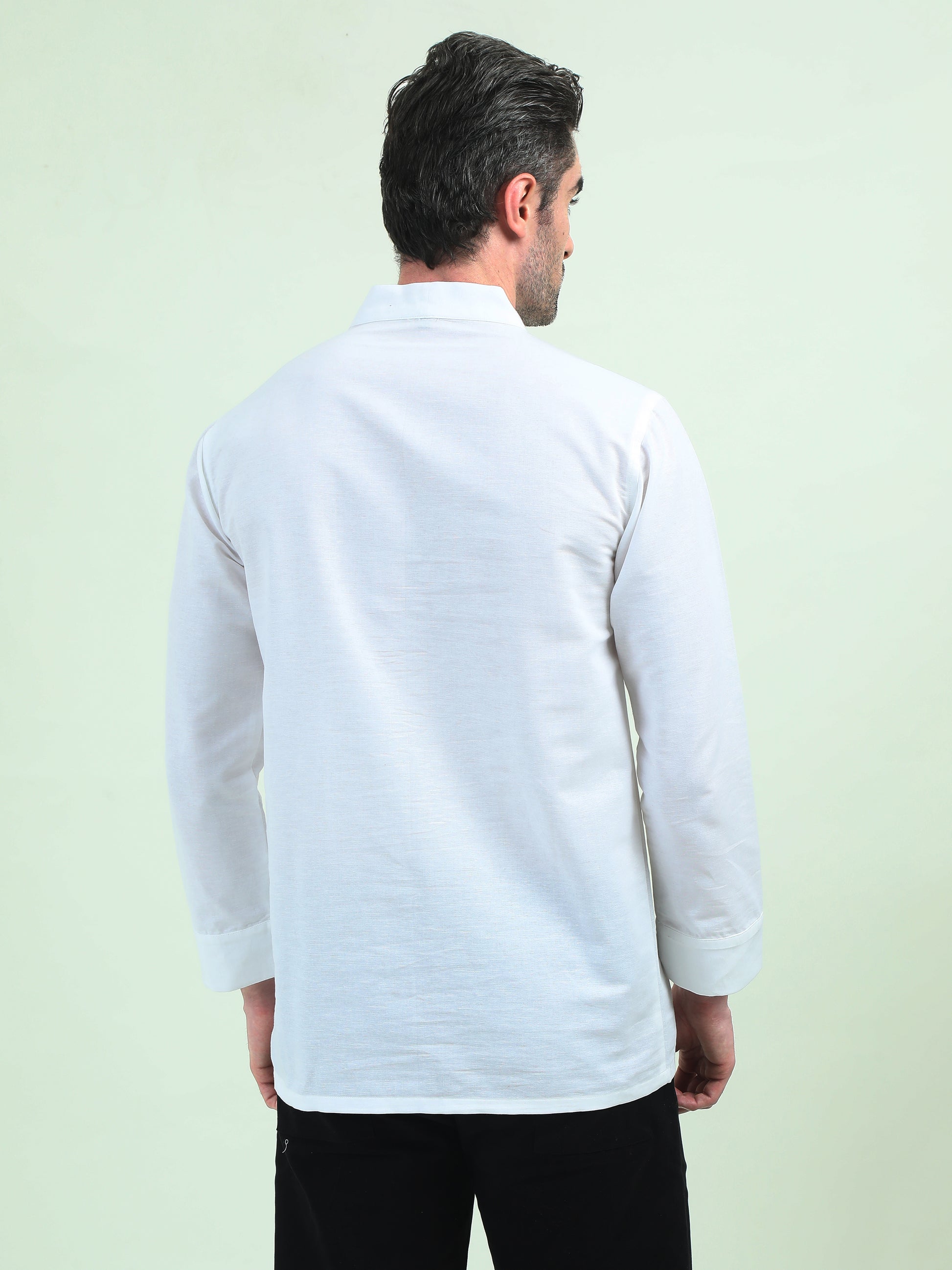 Linen Full-Sleeve T-Shirt – Effortless Style, Ultimate Comfort - D&K LUXUR